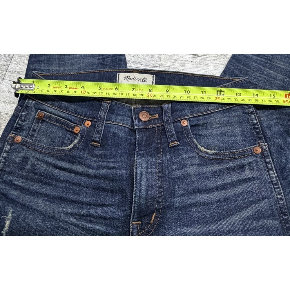 Madewell 9" High-Rise Distressed Skinny Jeans Women's Size 26 - Picture 6 of 8